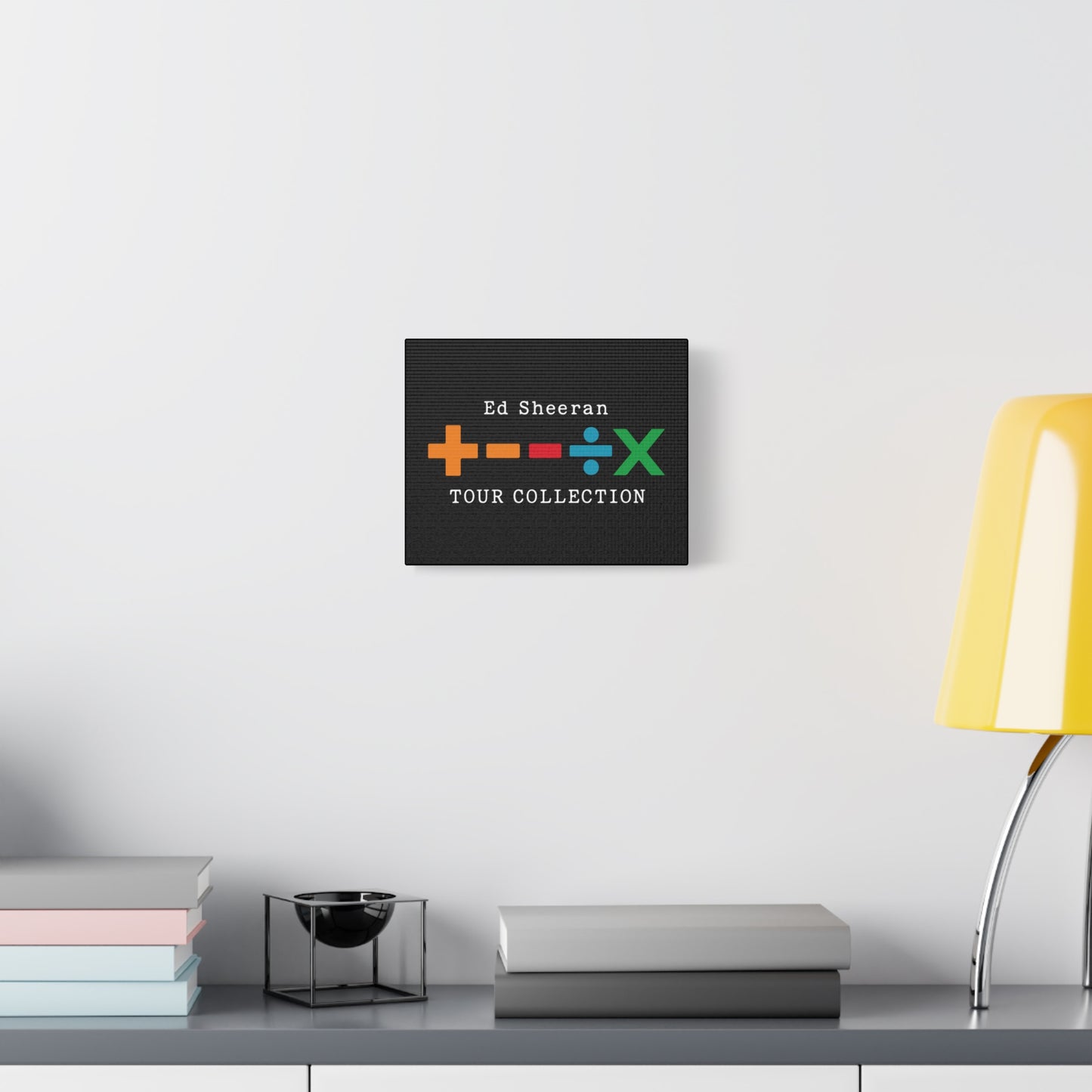 Matte Stretched Canvas, 1.25" Depth – Ed Sheeran Black Edition