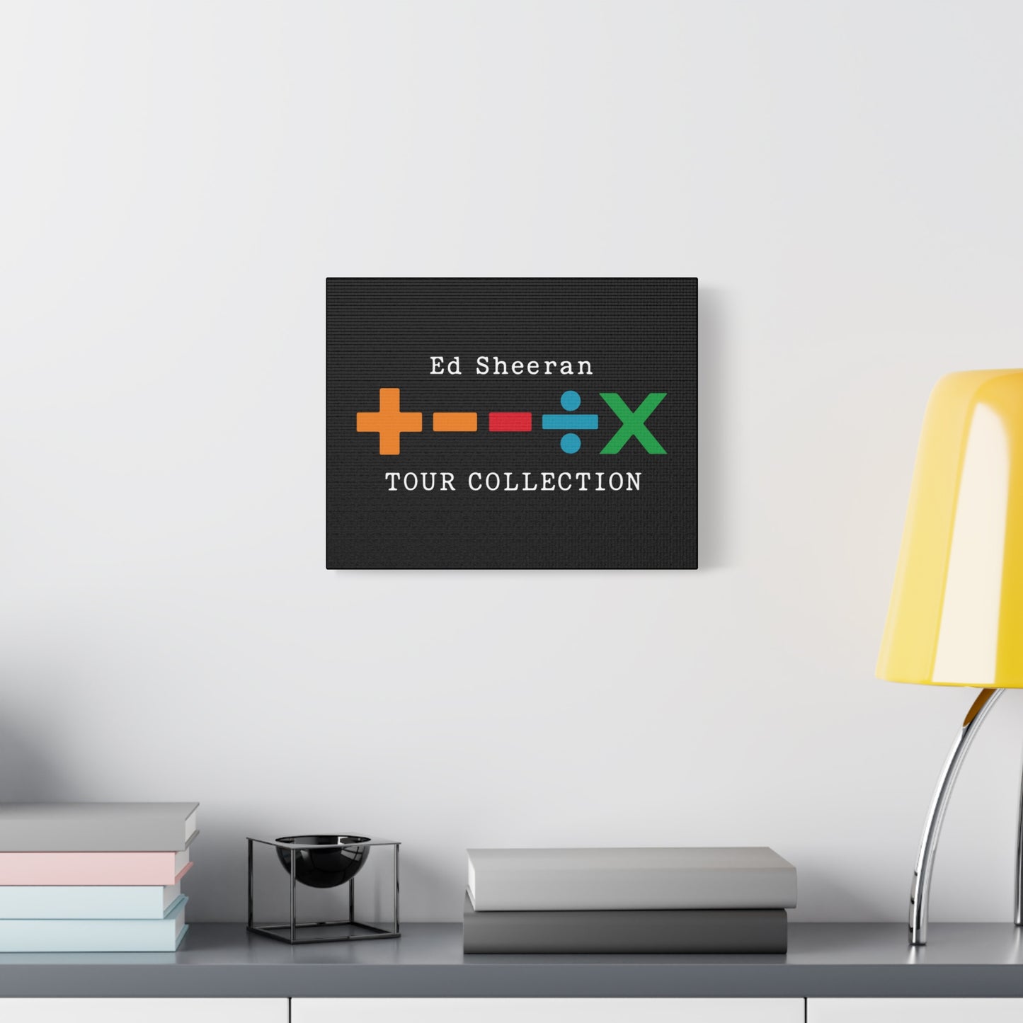 Matte Stretched Canvas, 1.25" Depth – Ed Sheeran Black Edition