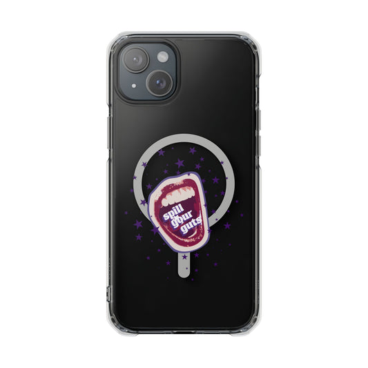 Spill Your Guts Scream Magnetic Clear Impact Case