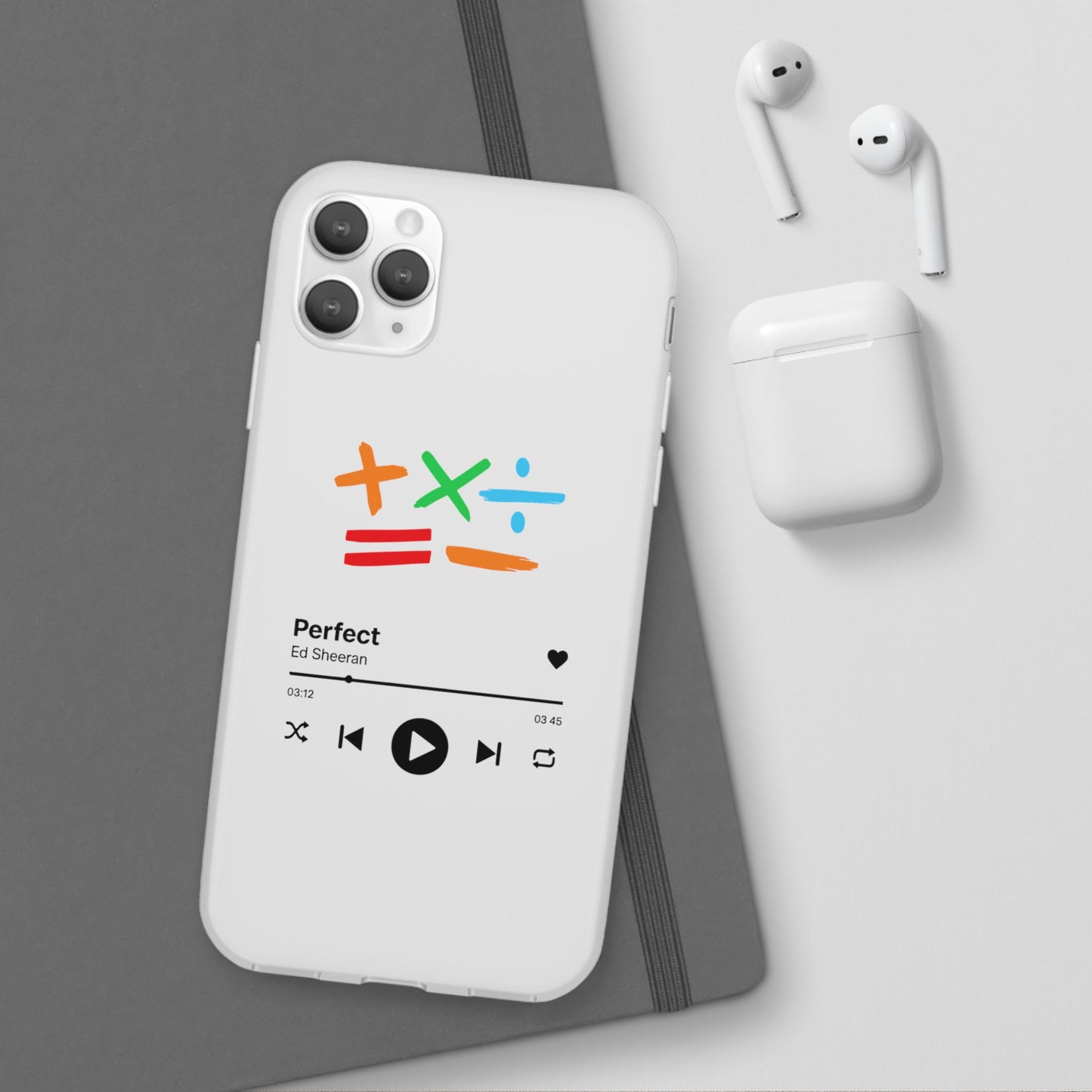 Flexi Case – Ed Sheeran Music Design (iPhone X–16 Pro Max)