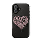 Iphone Born Pink Heart Typography - Tough Magnetic Phone Case
