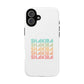 Retro Pop Lines Tough Magnetic case