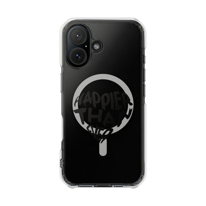 Happier Heart Lettering Magnetic Clear Impact Case