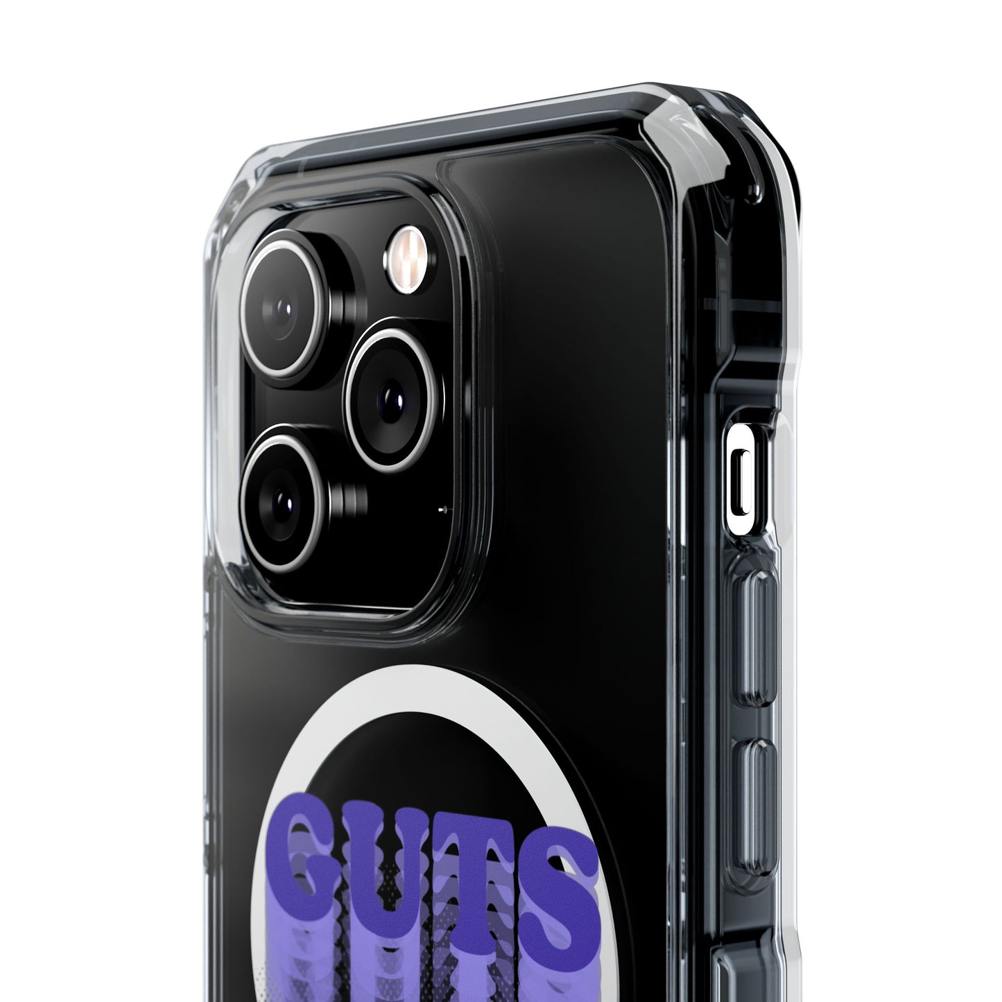 Guts Drip Effect Halftone Magnetic Clear Impact Case