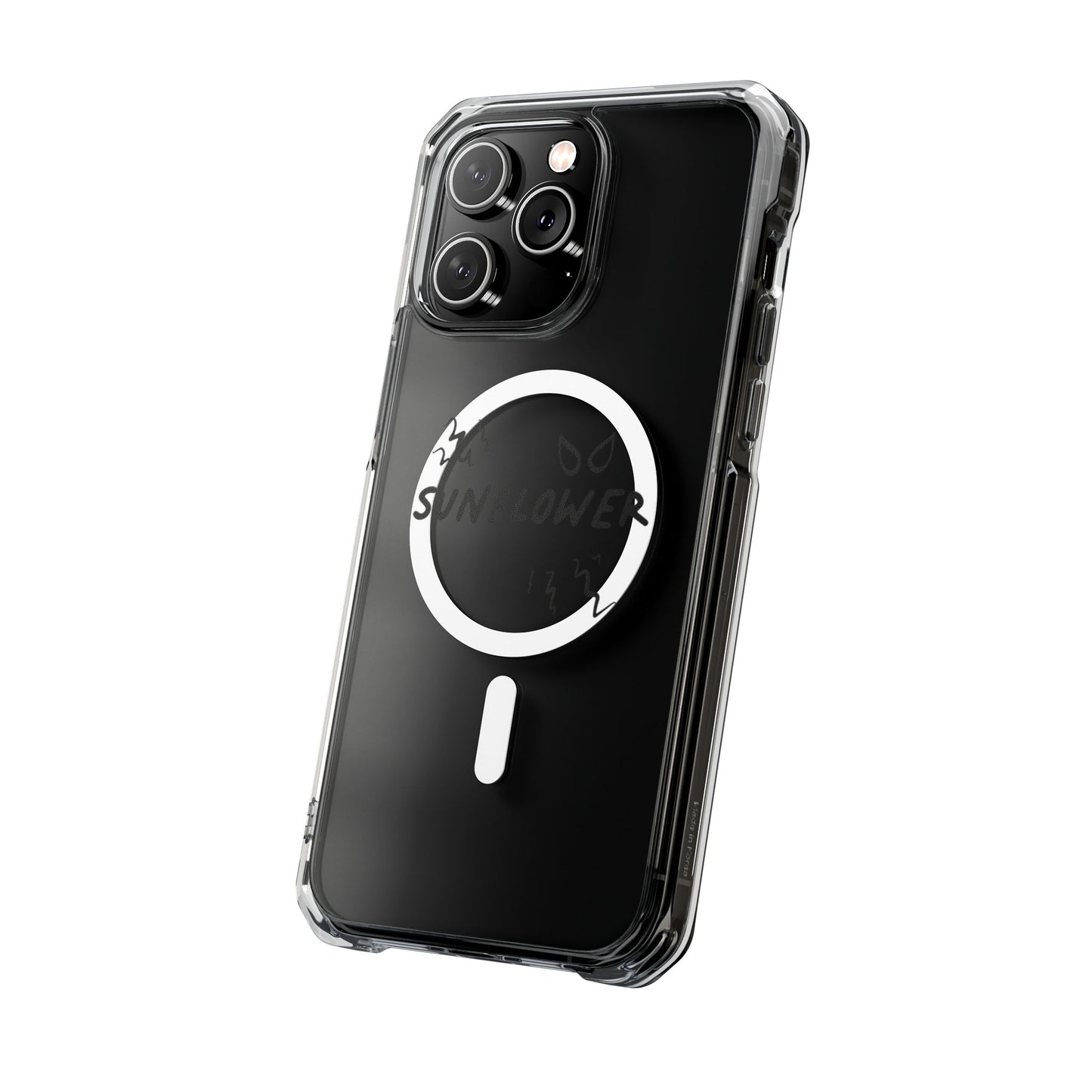 Yellow Barbed Wire Disc Magnetic Impact Case
