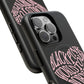 Iphone Born Pink Heart Typography - Tough Magnetic Phone Case
