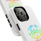 Vibrant Eye and Text Tough Magnetic Case