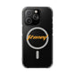Orange Lightning Text Logo Magnetic Impact Case