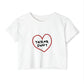 Heartbeats & Midnights Women's Festival Crop Top