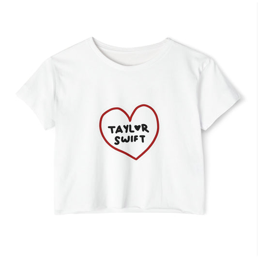 Heartbeats & Midnights Women's Festival Crop Top