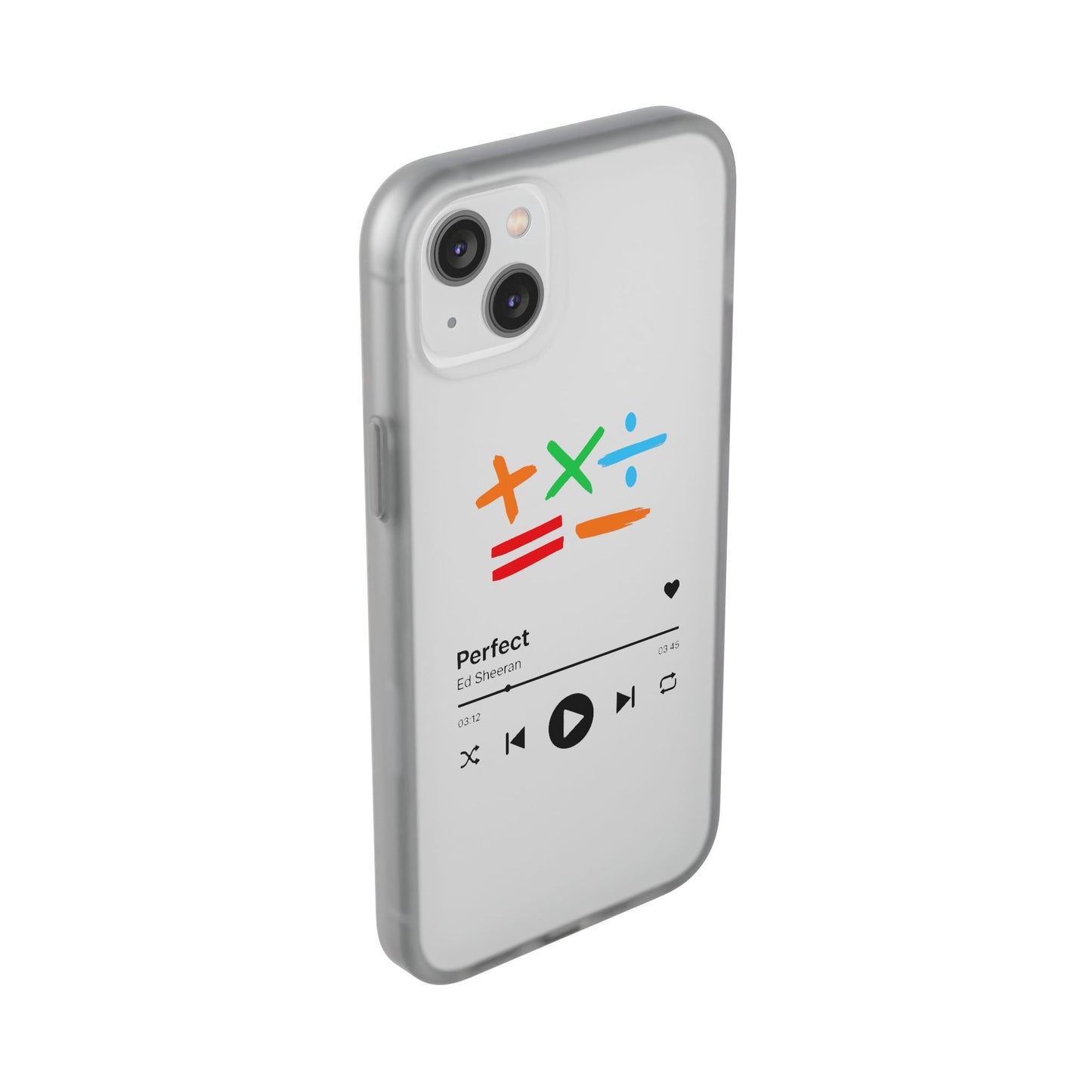 Flexi Case – Ed Sheeran Music Design (iPhone X–16 Pro Max)
