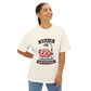 Oversized boxy Tee – Snazzy Brain washing Edition