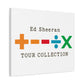 Matte Stretched Canvas, 1.25" Depth – Ed Sheeran Edition