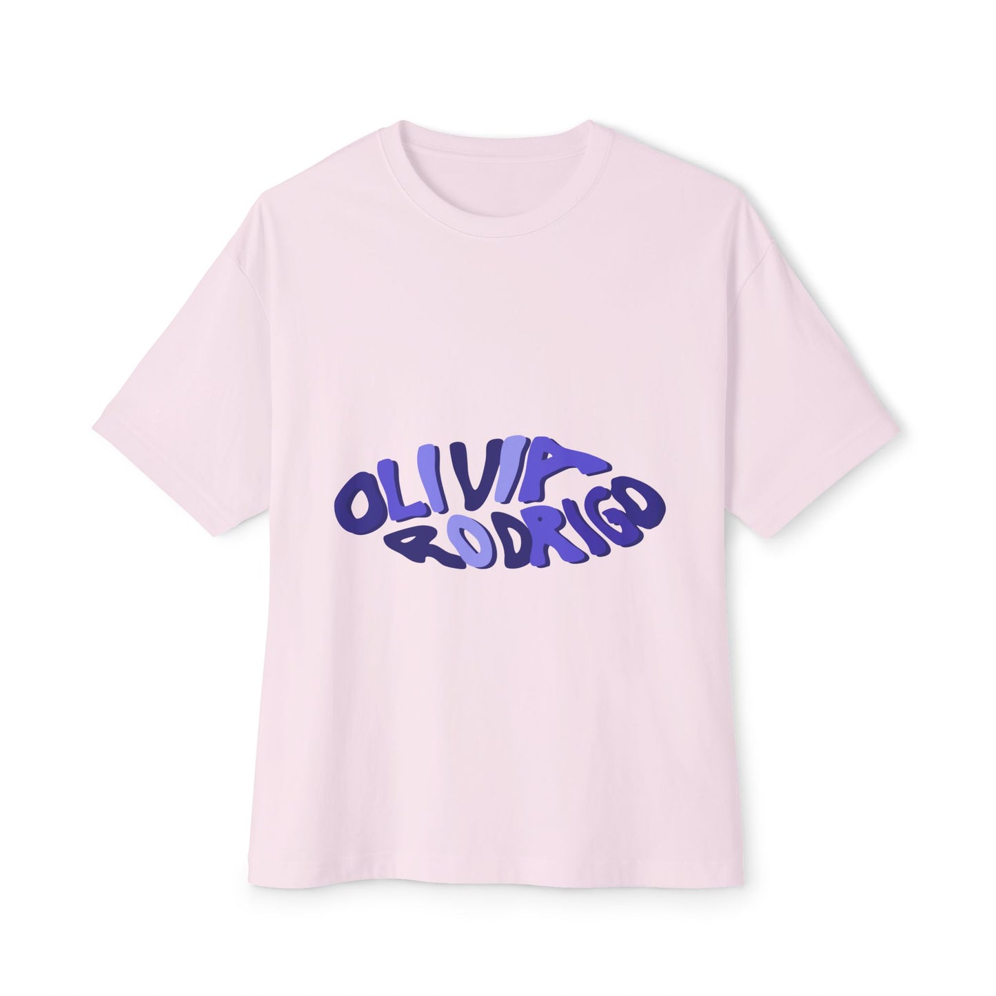 Olivia Rodrigo Wavy Text-Oversized Tee