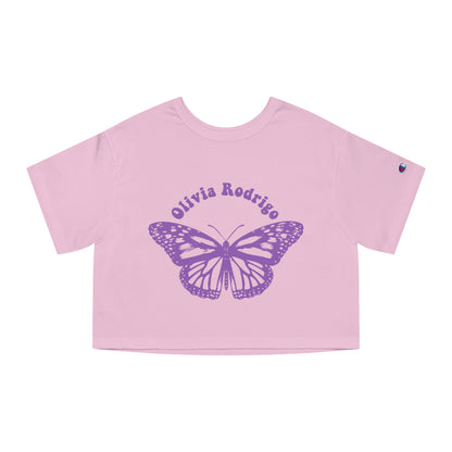 Olivia Rodrigo Women's Cropped t-shirt - With Butterfly