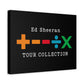 Matte Stretched Canvas, 1.25" Depth – Ed Sheeran Black Edition