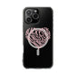 Born Pink Heart Typography - Magnetic Clear Impact Case