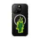 Green Flame Icon Magnetic Clear Impact Case