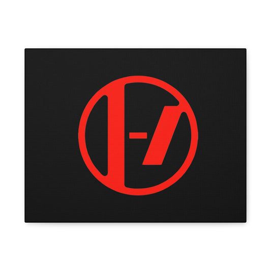 Crimson Orbit Matte Canvas