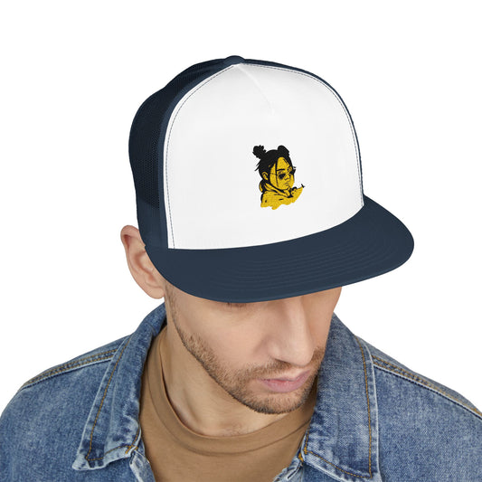 Neon Mood Portrait Trucker Cap