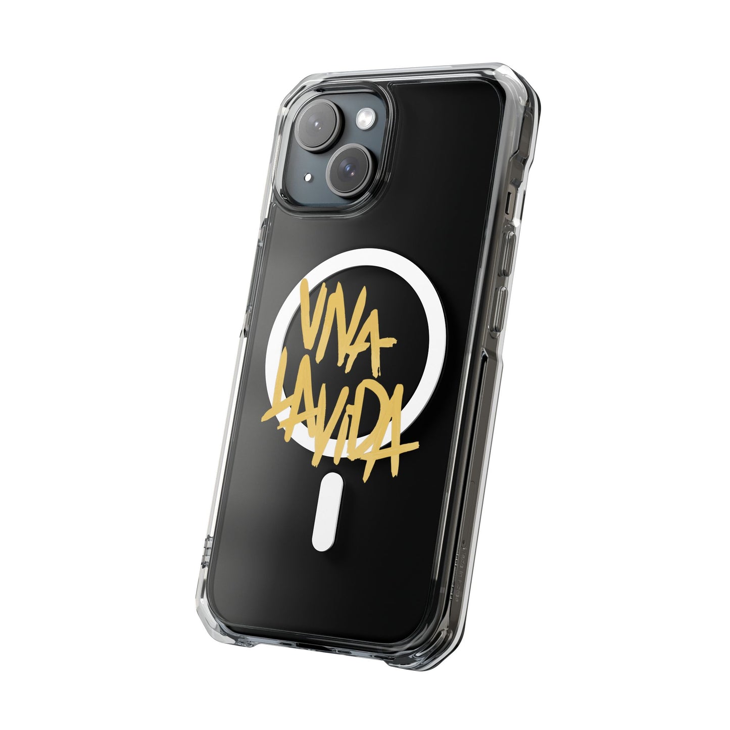 Golden Brush Script Magnetic Clear Impact case