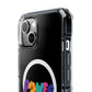 Retro Flower Power Color Pop Magnetic Clear Impact Case