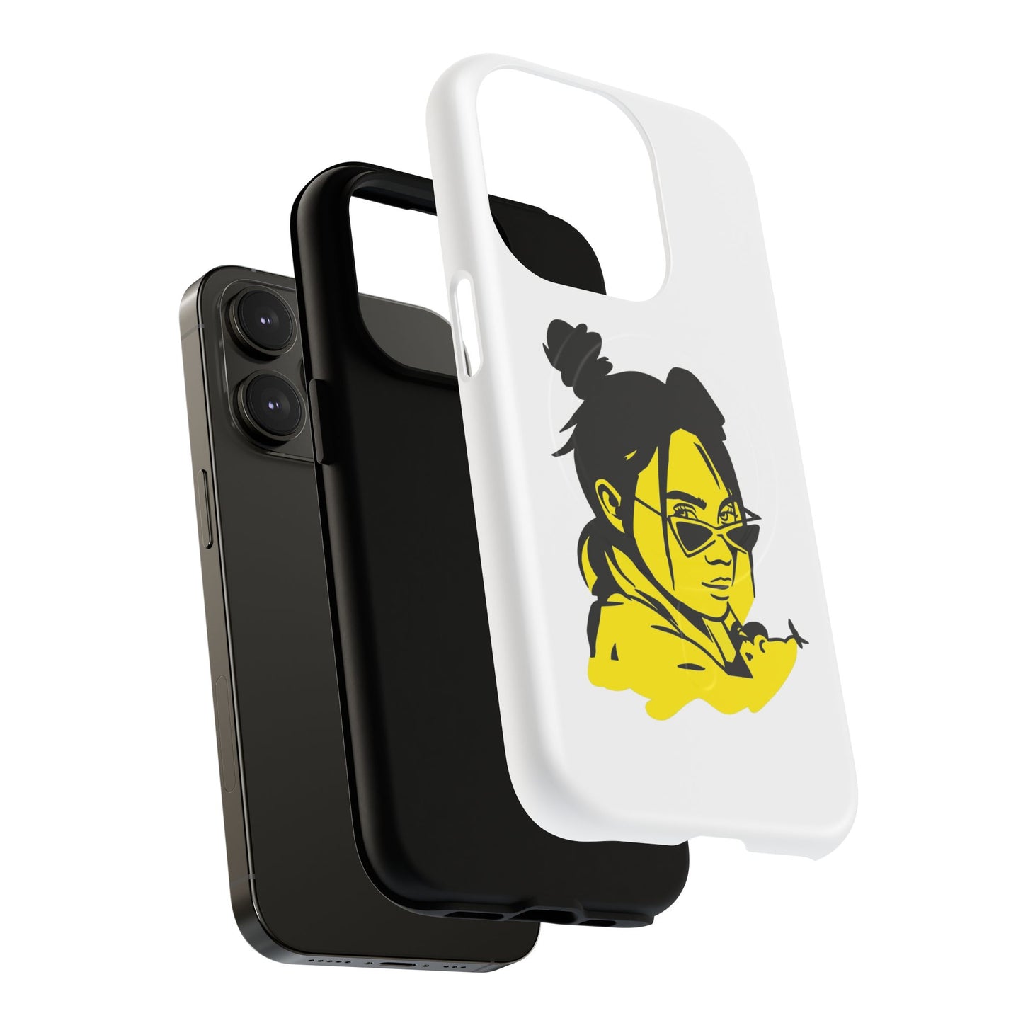 Neon Mood Portrait Tough Magnetic Case