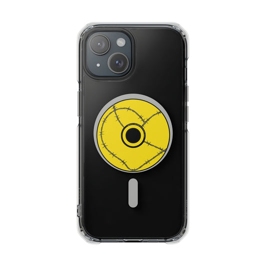 Minimalist Black Disc Outline Magnetic Impact Case