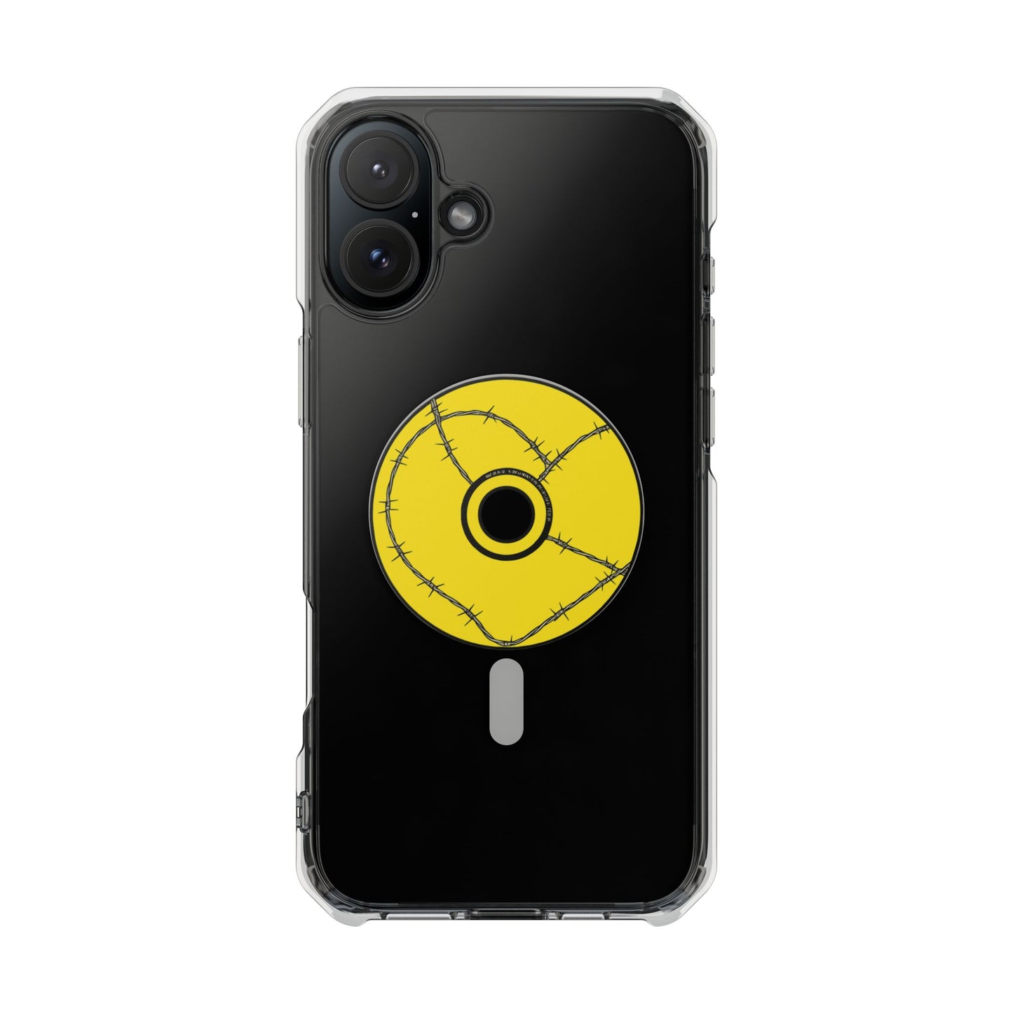 Minimalist Black Disc Outline Magnetic Impact Case