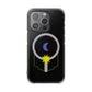 Gradient Moon and Star Emblem Magnetic Clear Impact case