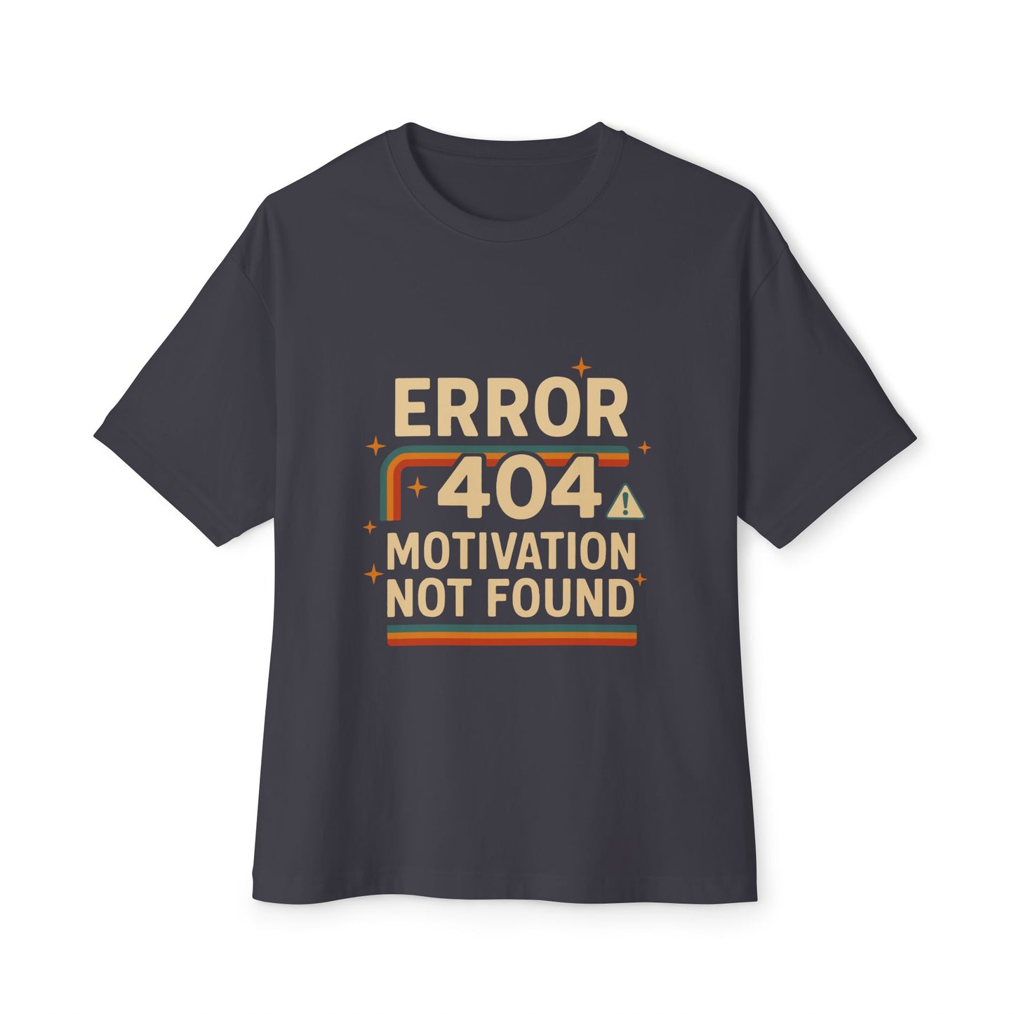 Unisex Oversized Tee – Snazzy Error 404 Edition