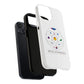 Colorful Planetary Orbit Diagram Tough Magnetic Case