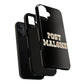 Tough iPhone Case (12–16 Pro Max) – Post Malone Bold Design