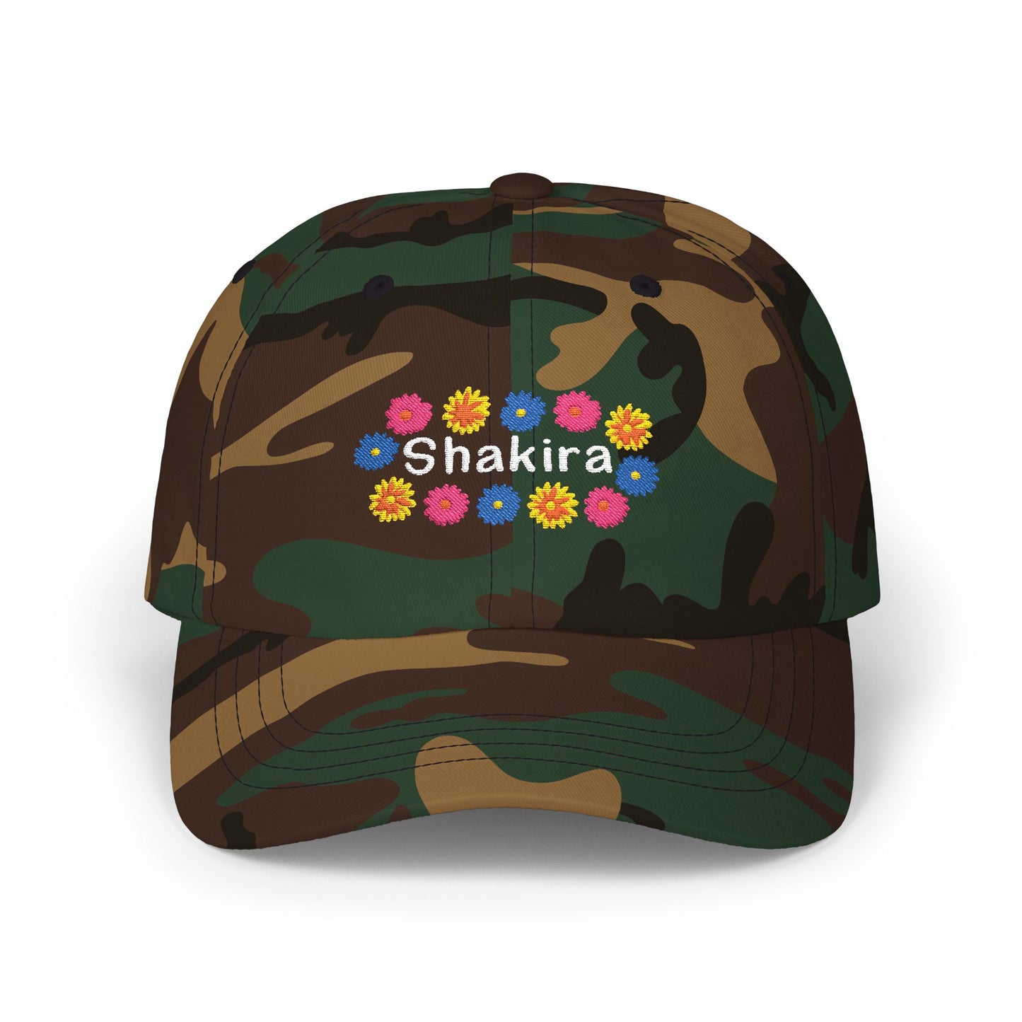 Retro Floral Groove Classic dad cap