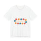 Retro Floral Groove Unisex jersey short sleeve tee