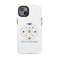 Colorful Planetary Orbit Diagram Tough Magnetic Case