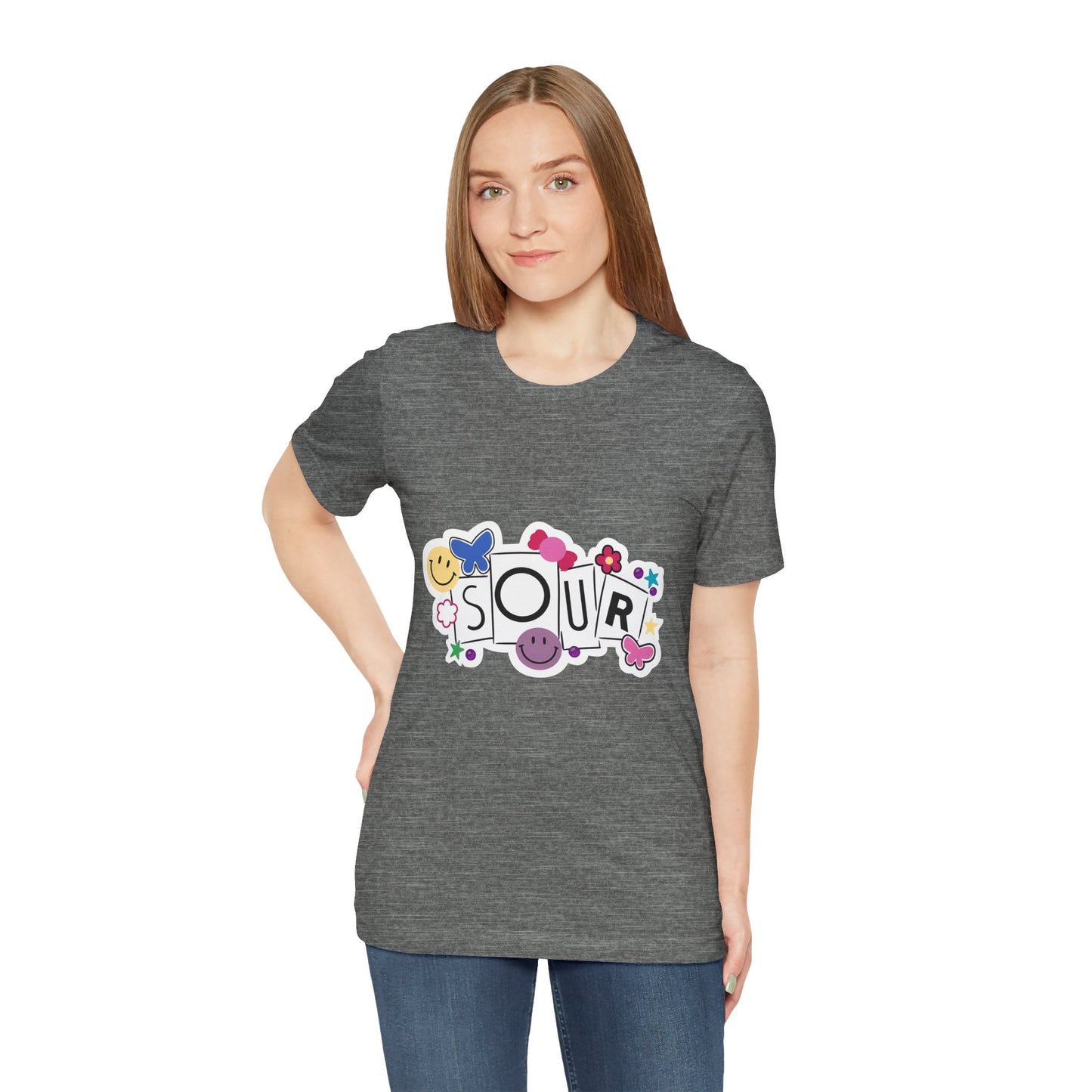 Olivia Rodrigo Unisex Jersey Short Sleeve Tee - Sour