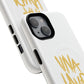 Golden Brush Script Tough Magnetic Case