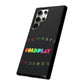 Premium Tough Case for Samsung S21 to S25 Ultra Showcasing Coldplay’s Signage