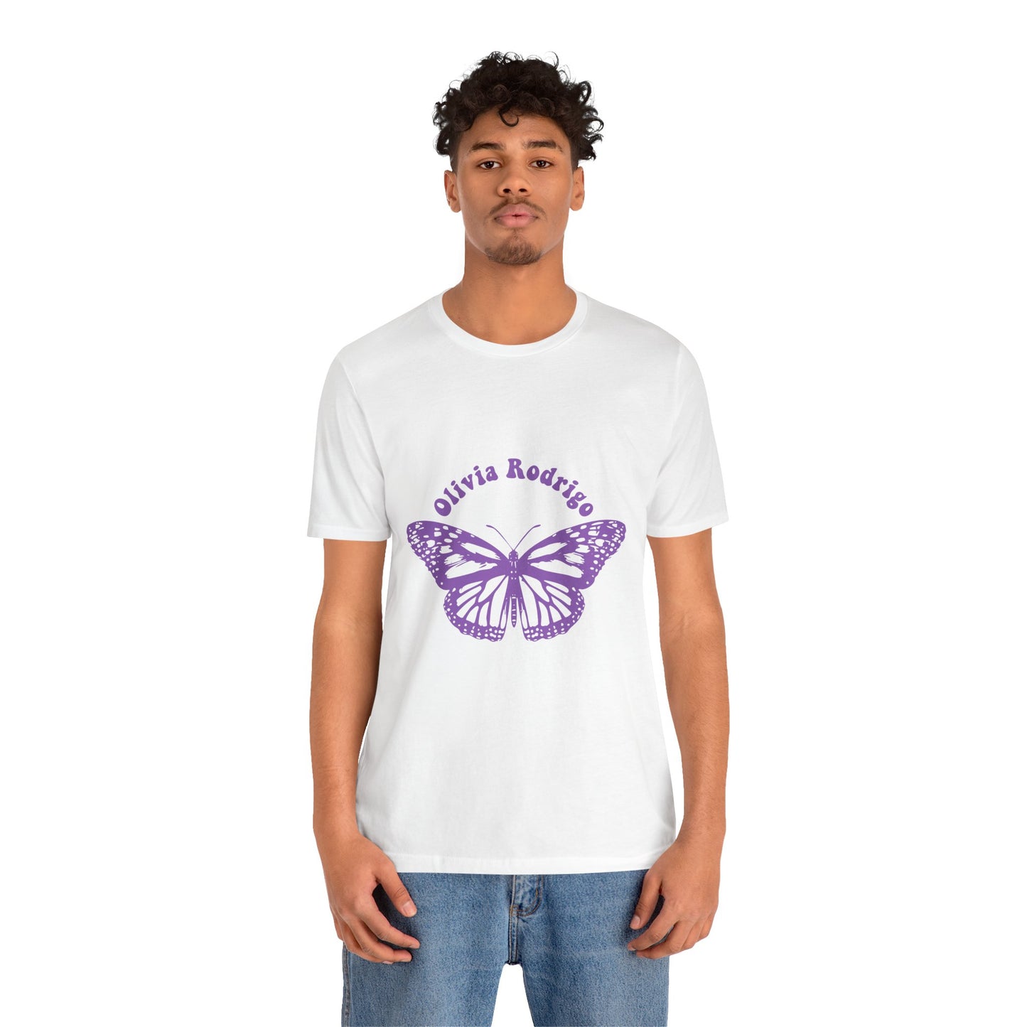 Olivia Rodrigo Unisex Jersey Short Sleeve Tee - With Butterfly