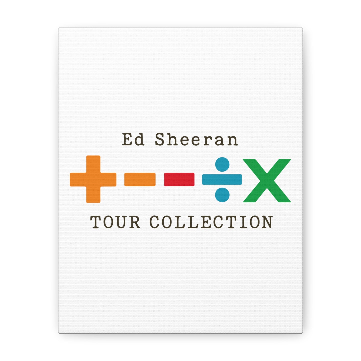 Matte Stretched Canvas, 1.25" Depth – Ed Sheeran Edition