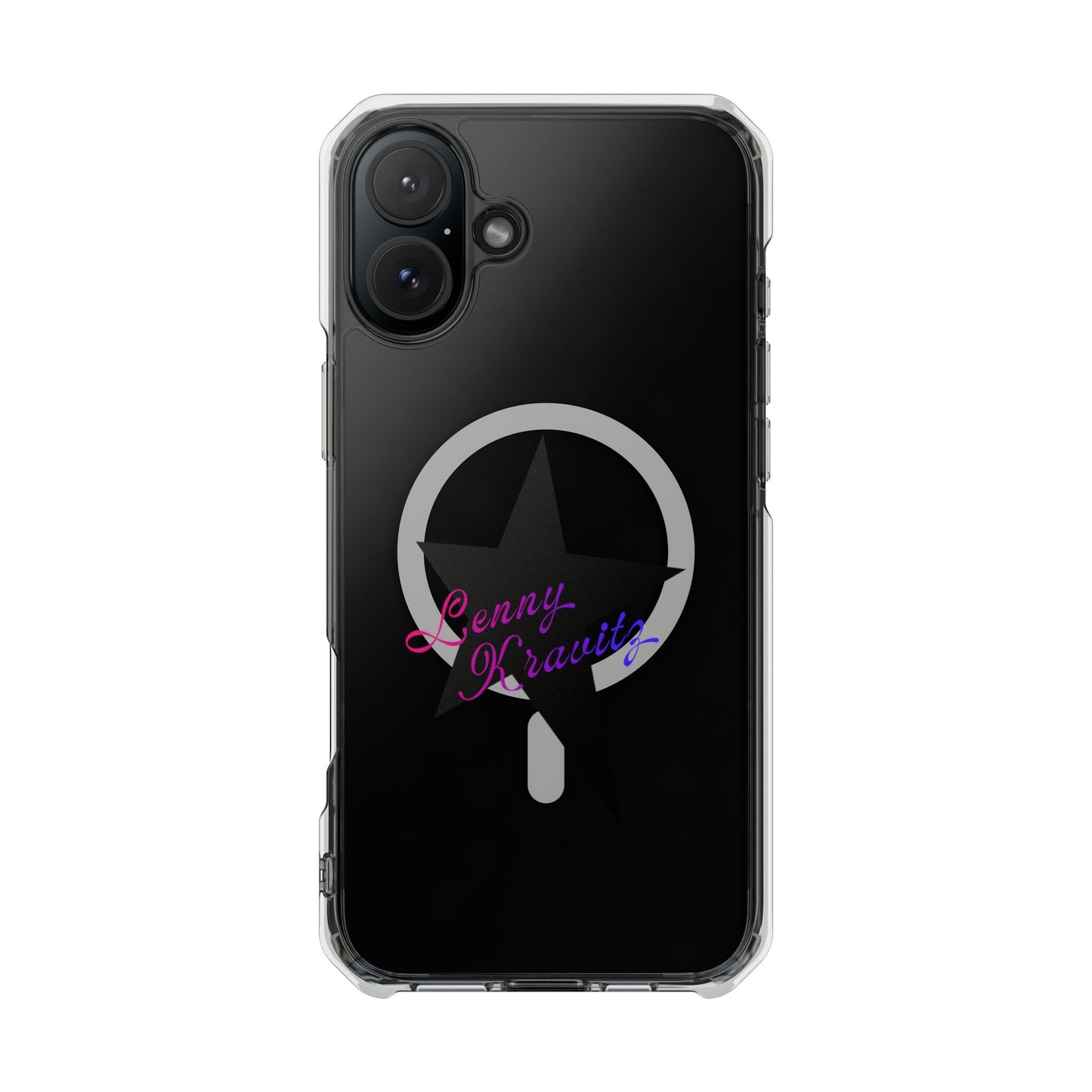 Retro Groove Script Magnetic clear Impact case