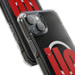 ILO Bold Red Block Magnetic Clear Impact Case