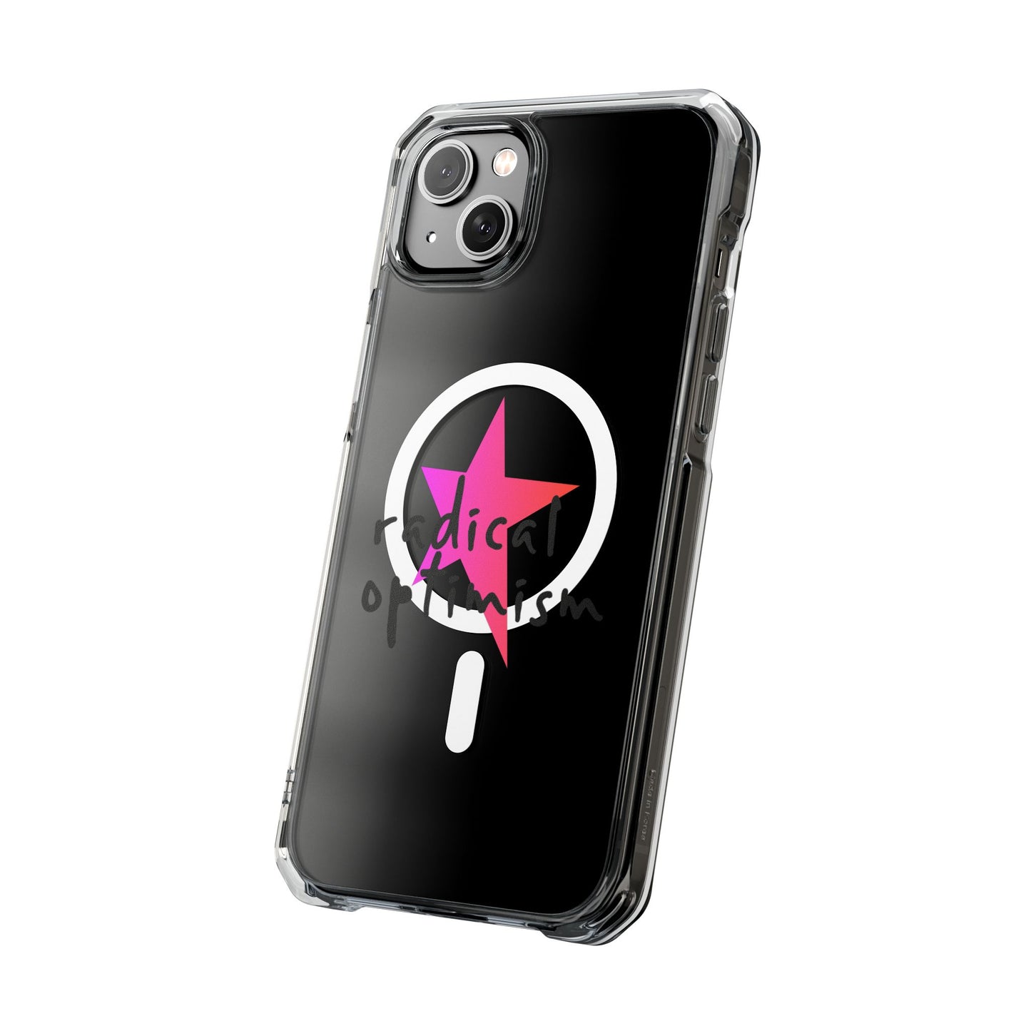 Flame Script Statement Magnetic Clear Impact case