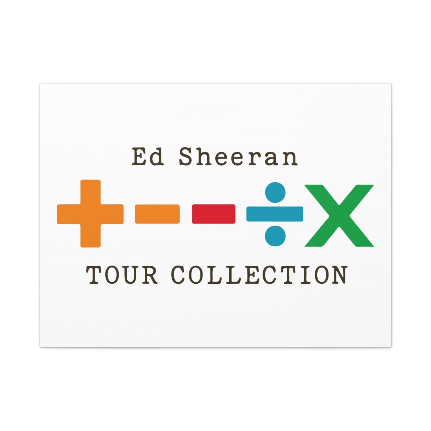Matte Stretched Canvas, 1.25" Depth – Ed Sheeran Edition