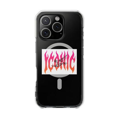 Flame Flight Iconic Magnetic clear Impact case
