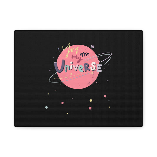 Pastel Planet & Universe Canvas