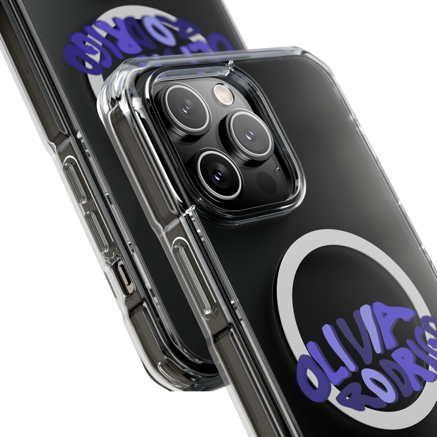 Olivia Rodrigo Wavy Text Magnetic Clear Impact Case
