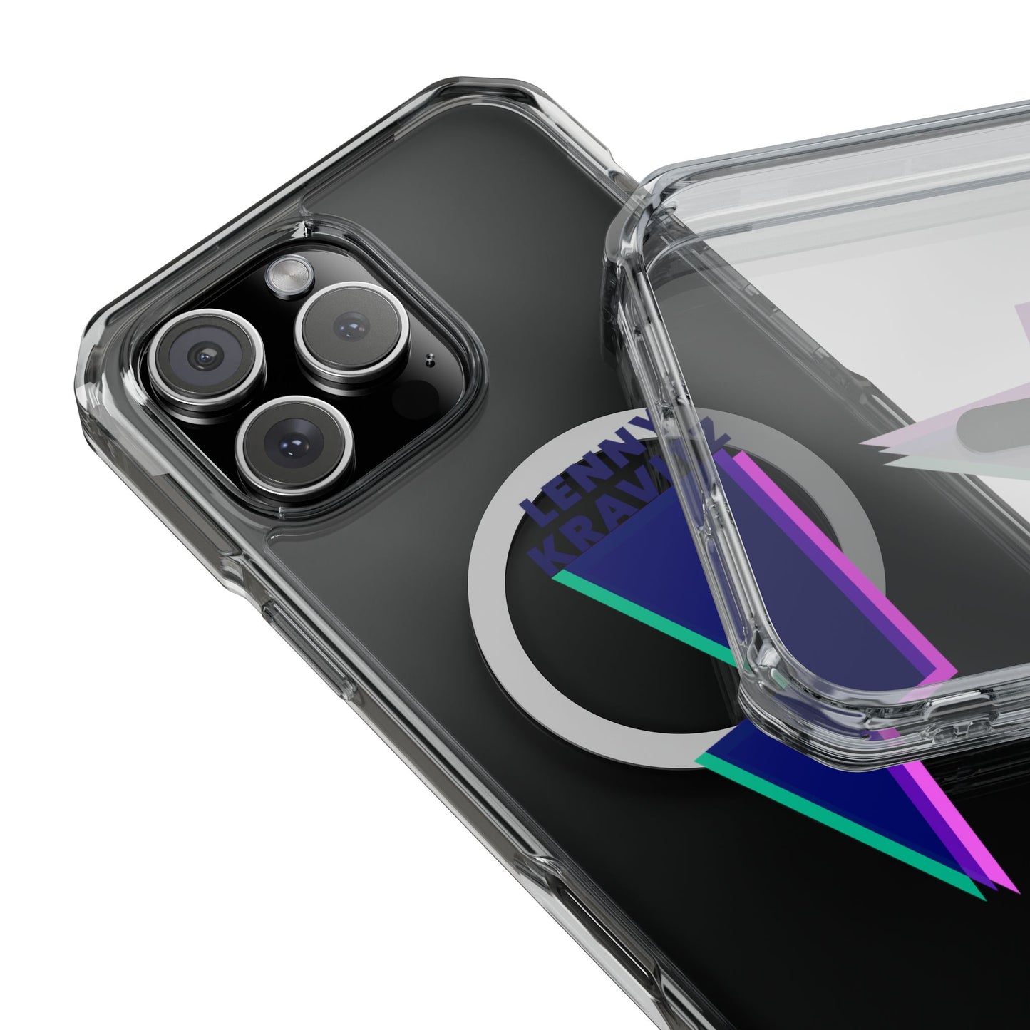 Layered Bolt Vibe Magnetic clear Impact case