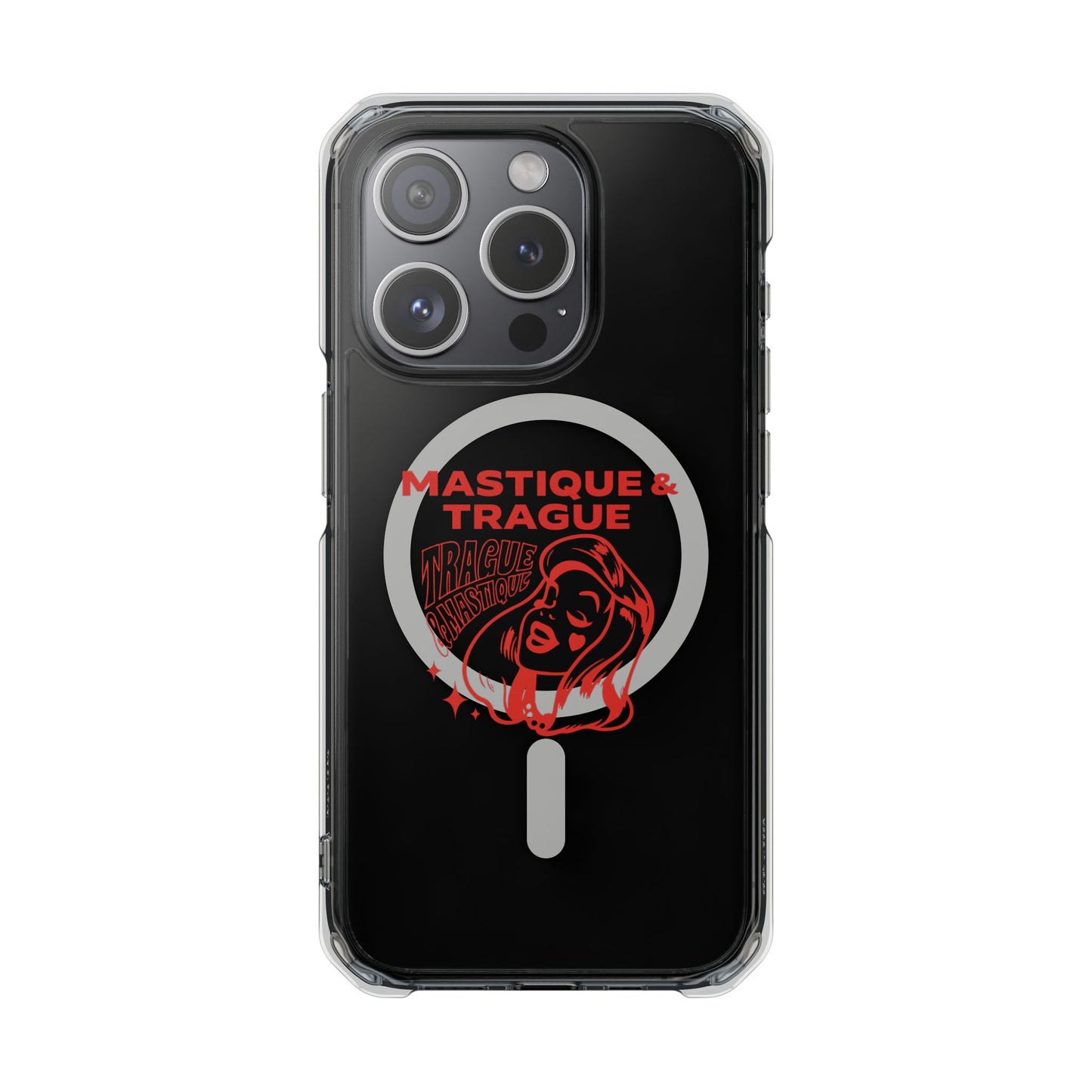 Fierce Femme in Red Clear Impact case
